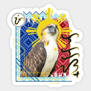 Phil.Eagle Baybayin word Lakas (strength) Sticker